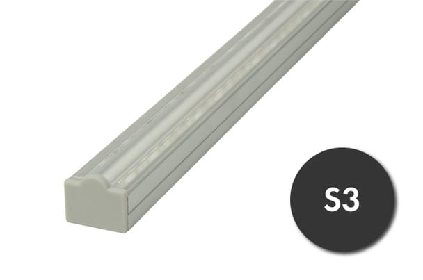 Aluminum Profile "S3" Narrow Beam Profile 78" Long